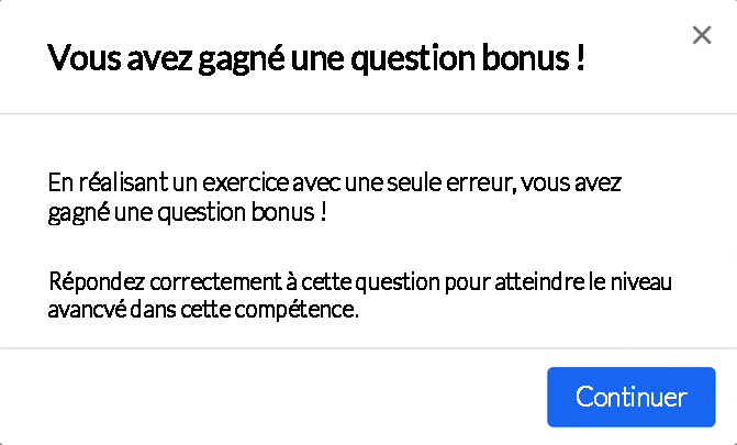 question bonus