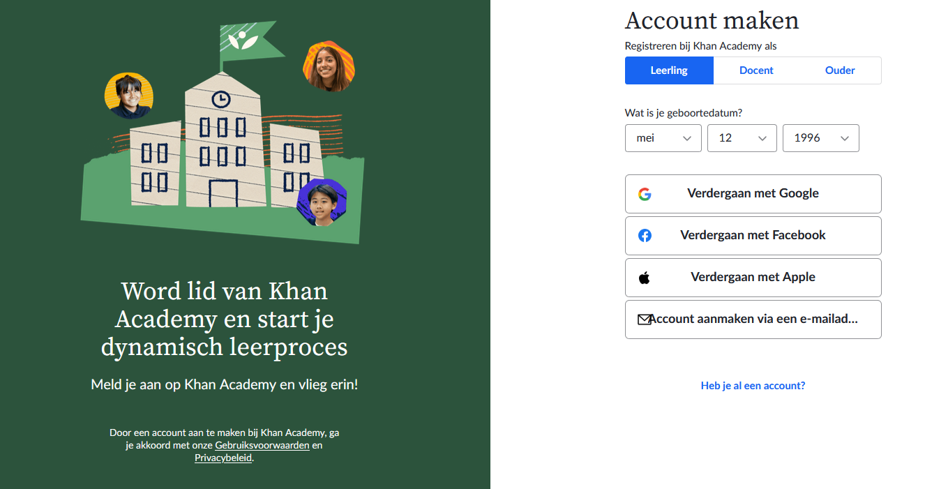 Account maken