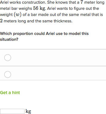 Proportion Word Problems Practice Khan Academy