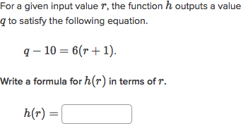 Function Rules From Equations Algebra Practice Khan Academy