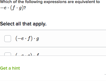 Equivalent Expressions With Negative Numbers (Multiplication And Division) (Practice) | Khan Academy