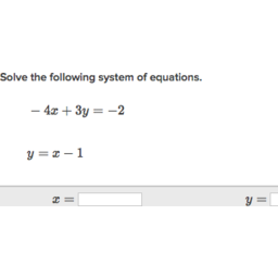Systems Of Equations With Substitution Practice Khan Academy