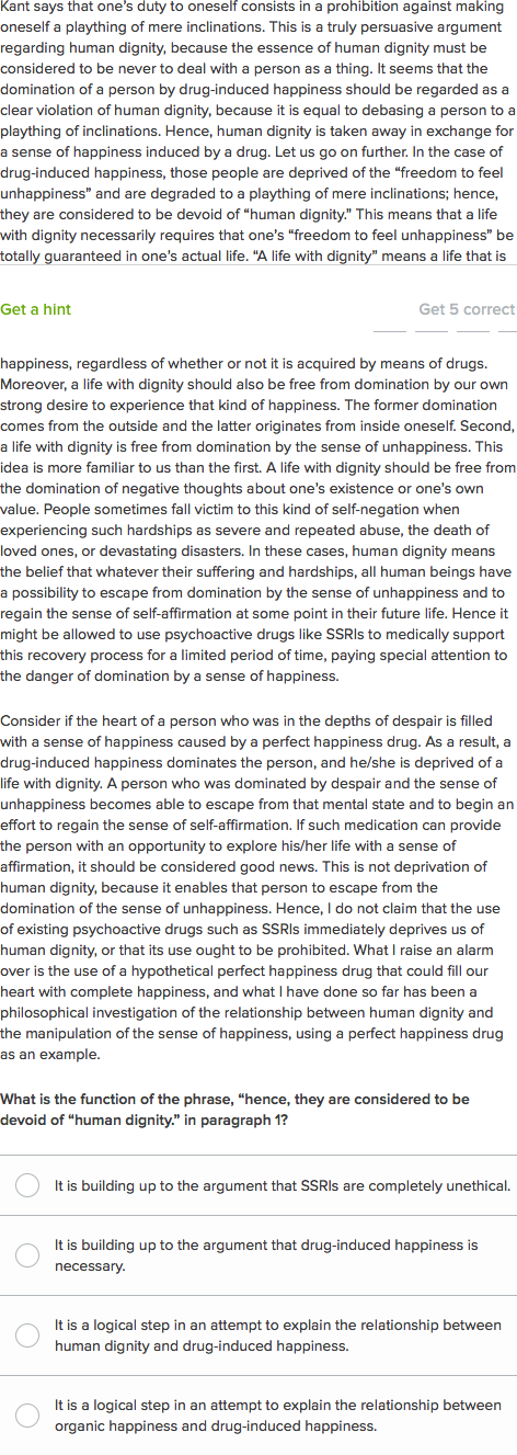 a paragraph about drugs