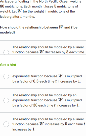 What are linear and exponential functions?