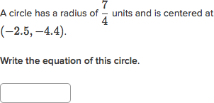 How do you find the equation of a circle?