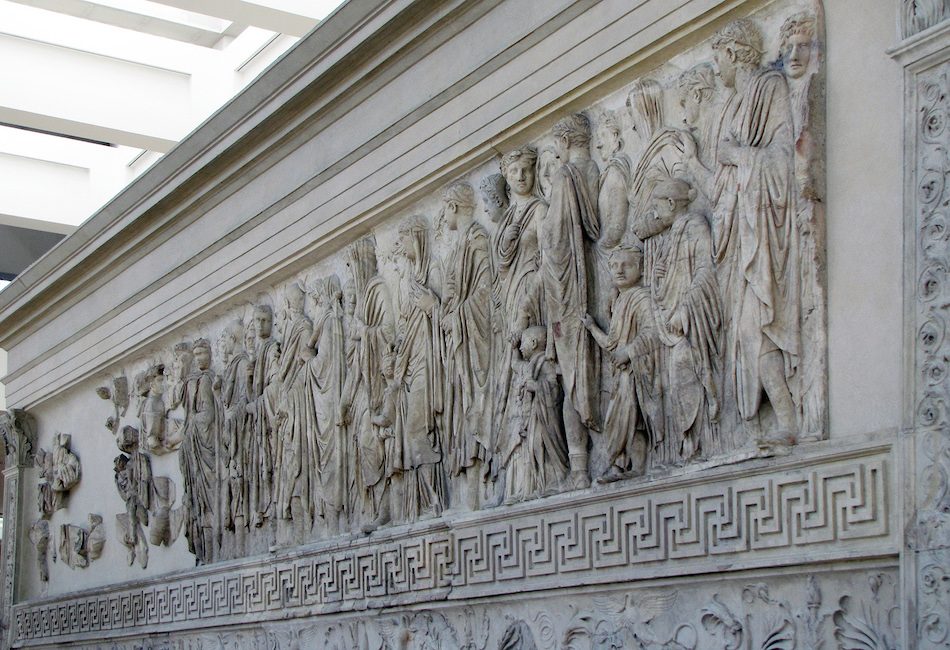 Ara Pacis Augustae Allegory Of Peace