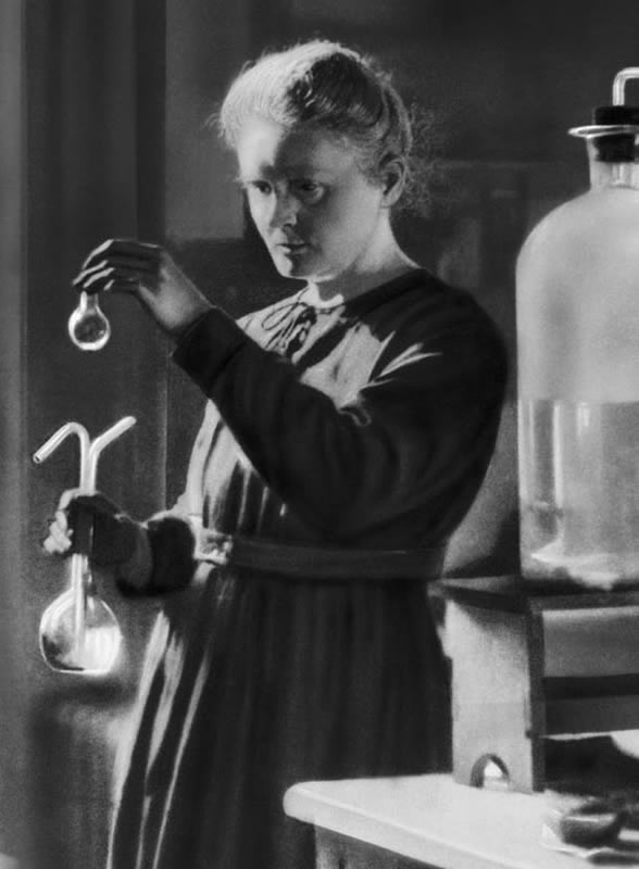 marie curie radioactivity experiment