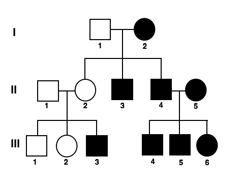 Autosomal Recessive Pedigree Chart