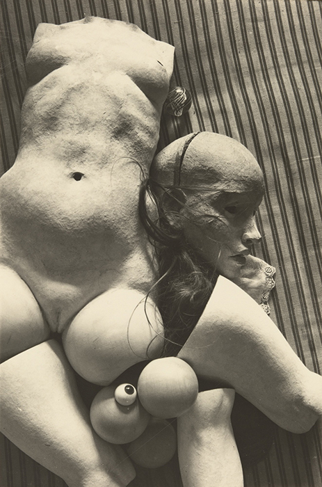 Hans Bellmer, Untitled from The Doll, 1936, gelatin silver print, 4 5/8 x 3 1/16 inches (MoMA)