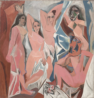Pablo Picasso, Les Demoiselles d’Avignon, 1907, oil on canvas, 243.9 x 233.7 cm (The Museum of Modern Art)