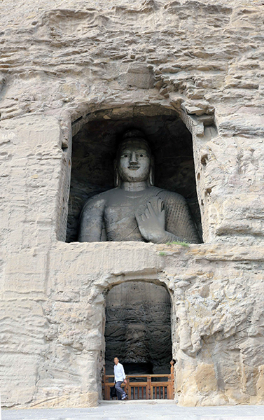 Details about   Collect China Paktong Sakyamuni Buddha Yungang Grottoes Study Supplies Inkstone 