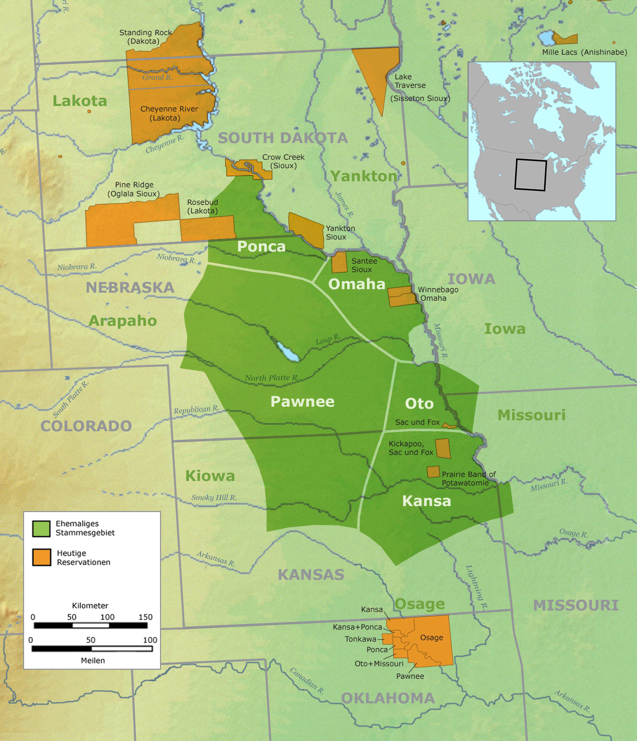 Us Map Of Great Plains