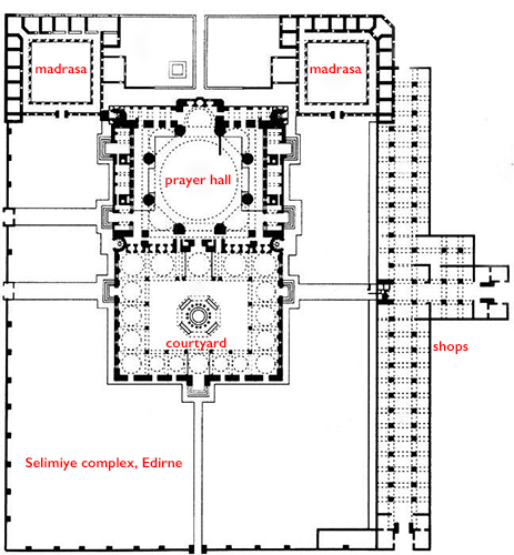 sultan ahmed mosque plan