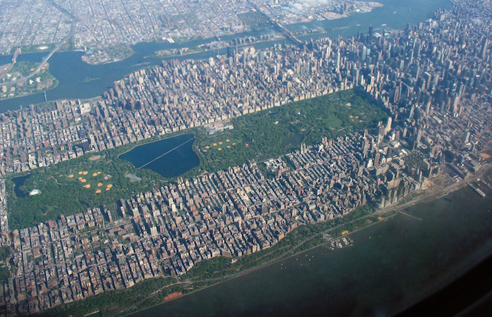 Aerial view of Central Park, New York City (photo: © Ester Inbar)