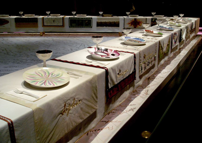 Judy Chicago, The Dinner Party (article) | Khan Academy