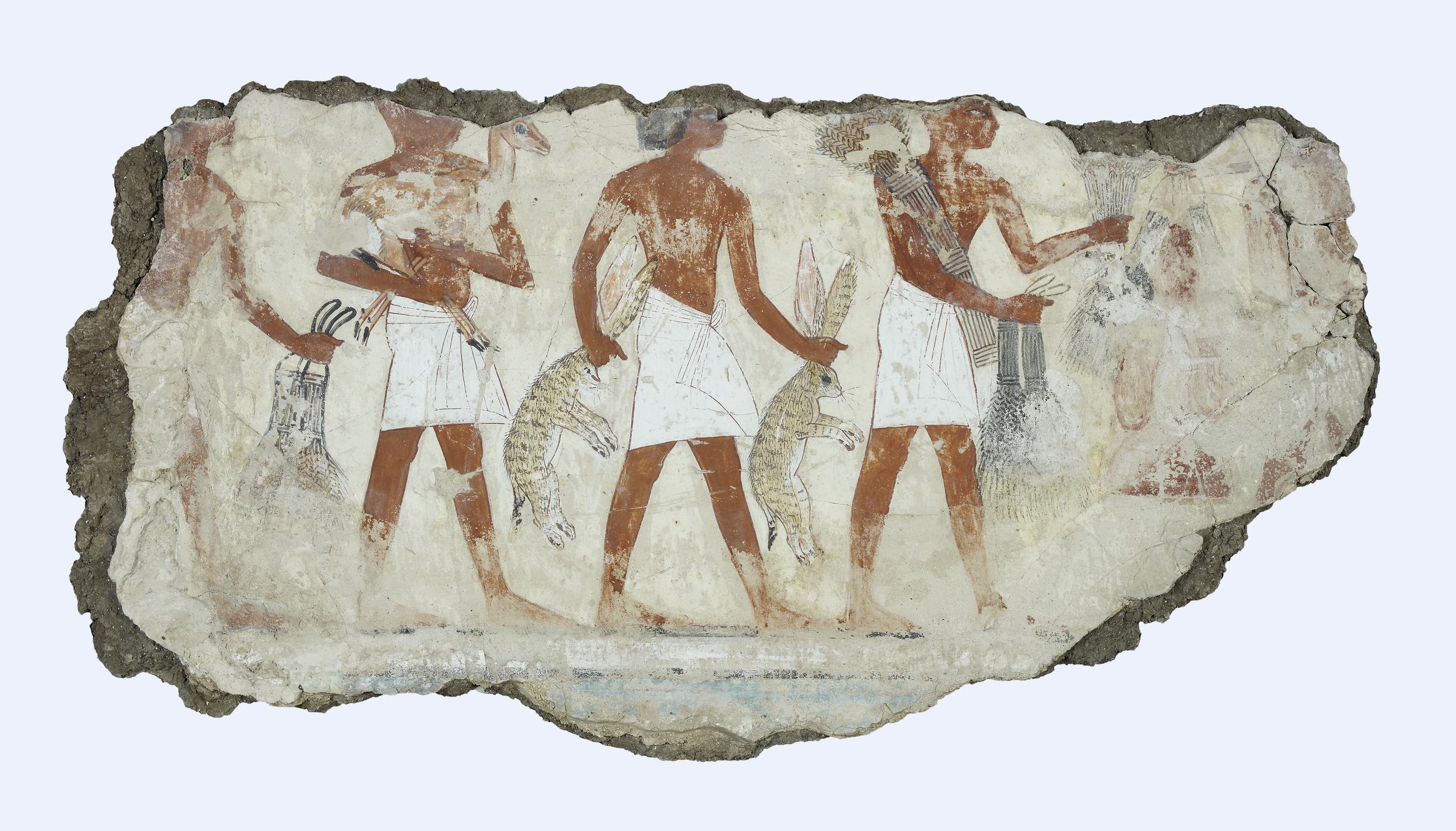 Tomb-Painting of Nebamun 100% & 400%