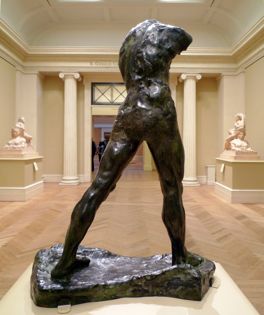 rodin walking man