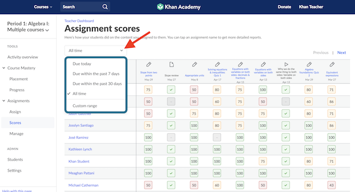 khan academy double number line