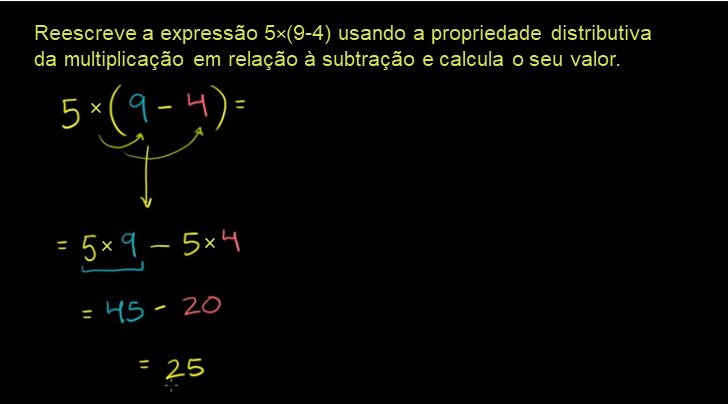 Para simplificar uma equação Rui utilizou a propriedade distributiva da  multiplicação em relação a 