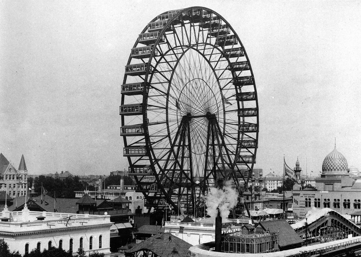 World s fair. Всемирная выставка 1893 года в Чикаго. Колесо обозрения Чикаго 1893. Колесо обозрения Ферриса в Чикаго. Колесо обозрения 1893 год.