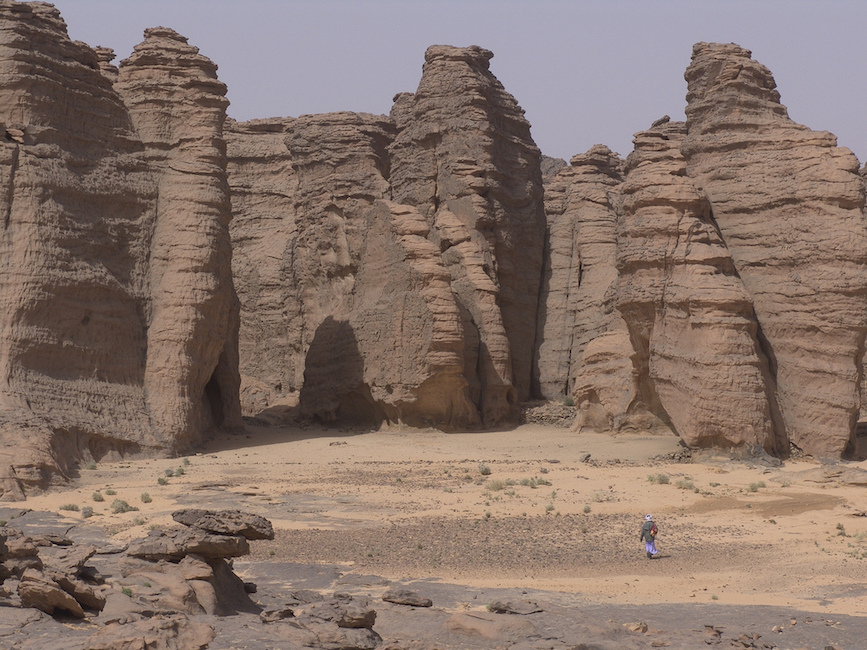 Running horned woman, Tassili n’Ajjer (article) Khan Academy