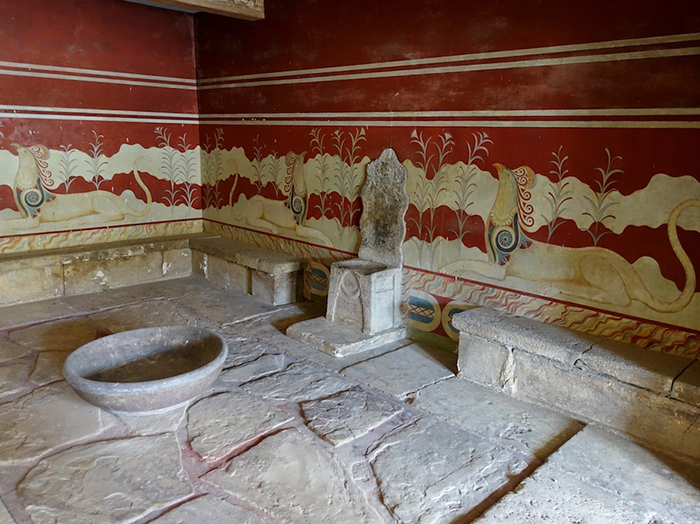 Throne Room, Knossos (photo: Olaf Bausch, CC BY 3.0)