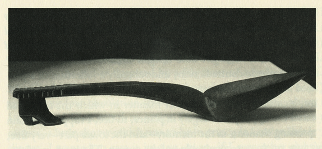 Man Ray, Photograph of André Breton’s “Slipper Spoon,” 1934