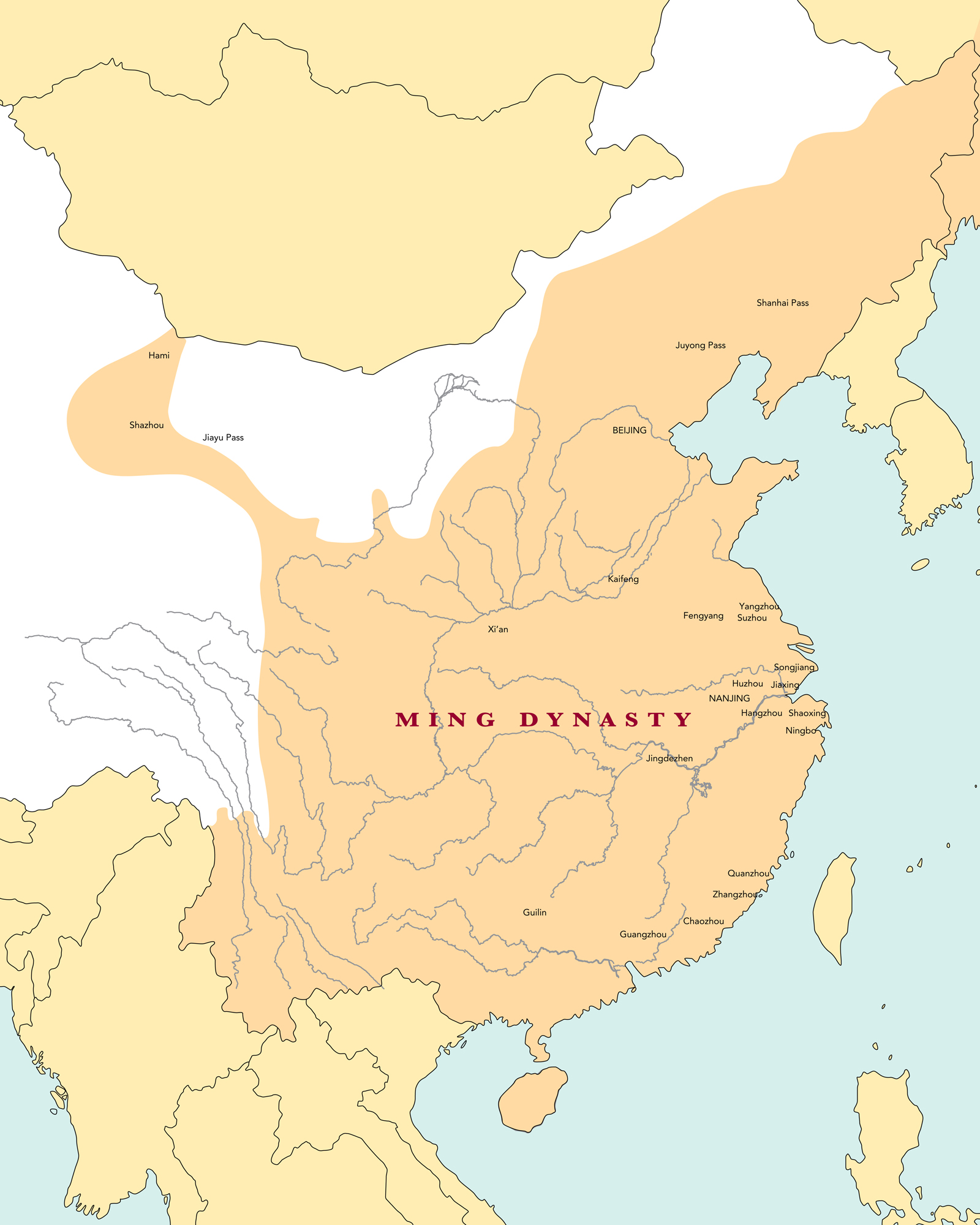 Yuan Dynasty Map