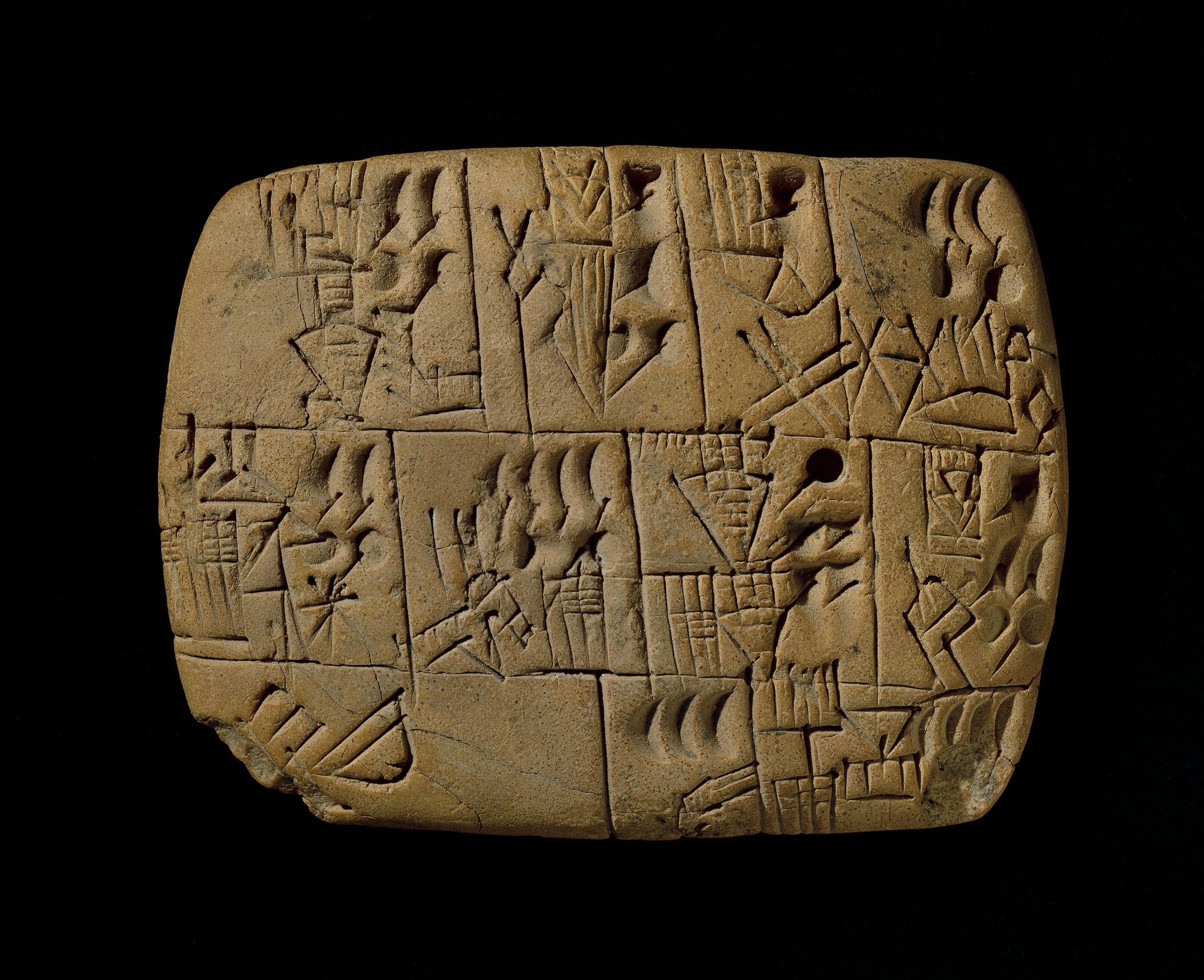 sumerian writing tools