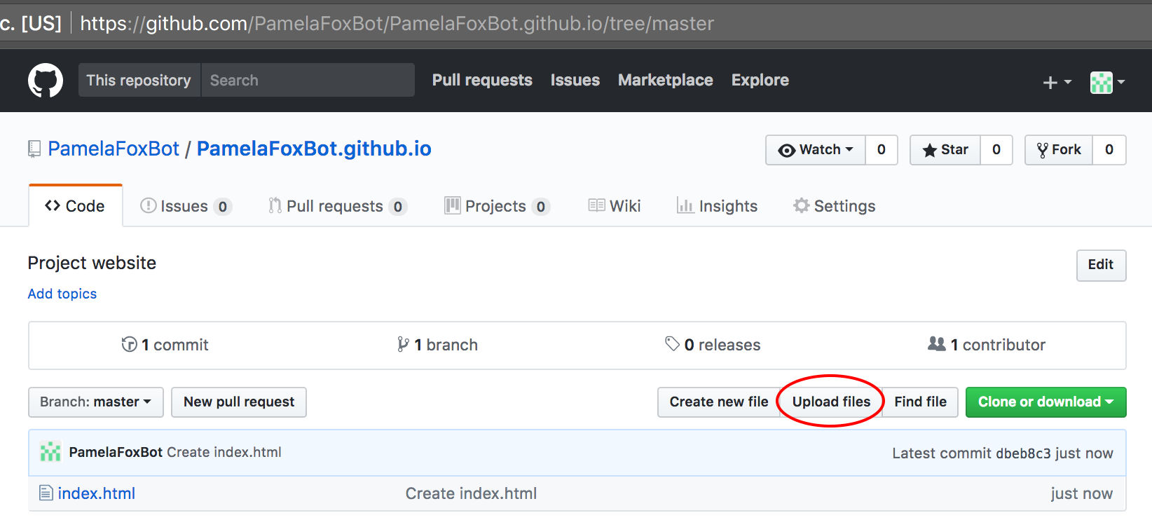 github pages redirect