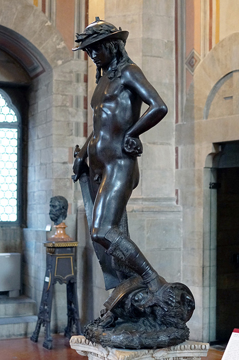 young king david statue