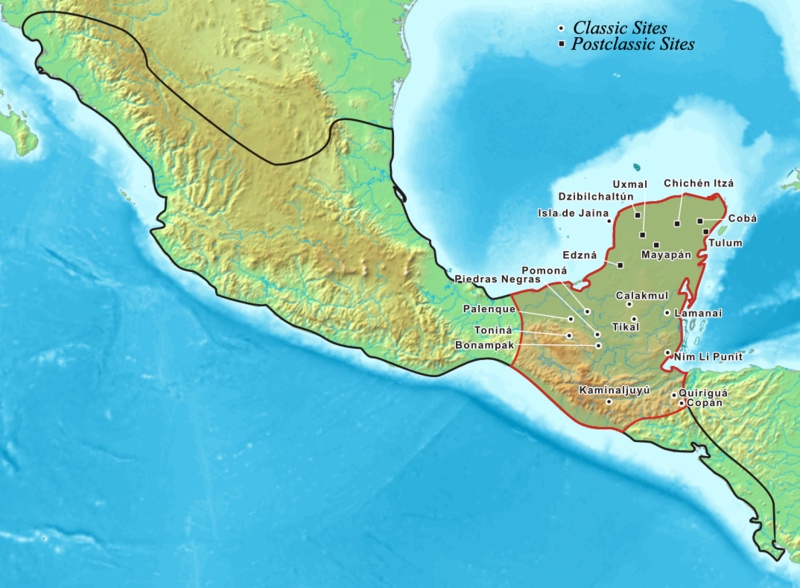 map of the mayan civilization The Maya An Introduction Article Maya Khan Academy map of the mayan civilization