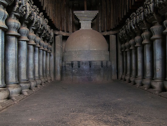 Chaitya at Karle near Lonavala, Maharashtra, first century B.C.E
