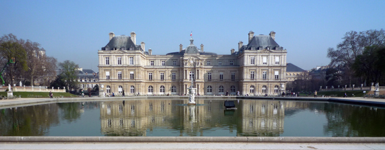 Palácio de Luxemburgo (fachada do jardim), Paris