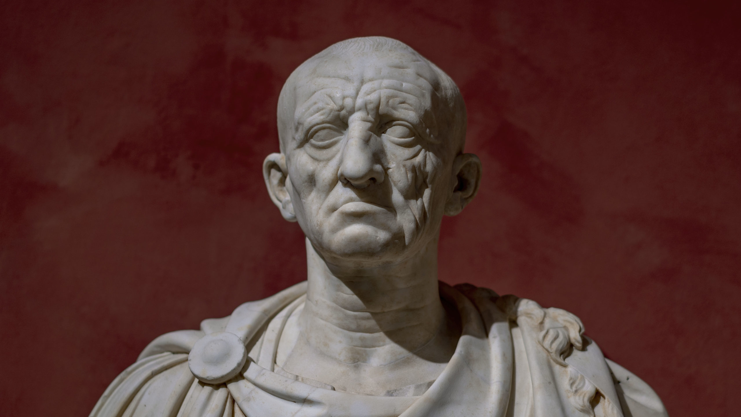 portrait bust of a roman man