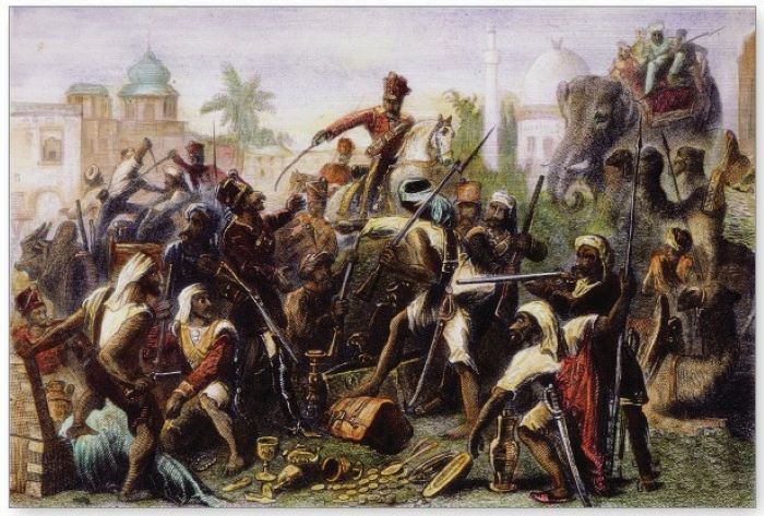 Sepoy Mutiny Indian Rebellion 1857 Stock Illustration 2032810385 |  Shutterstock