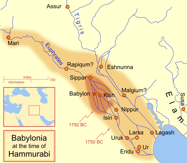 modern mesopotamia map