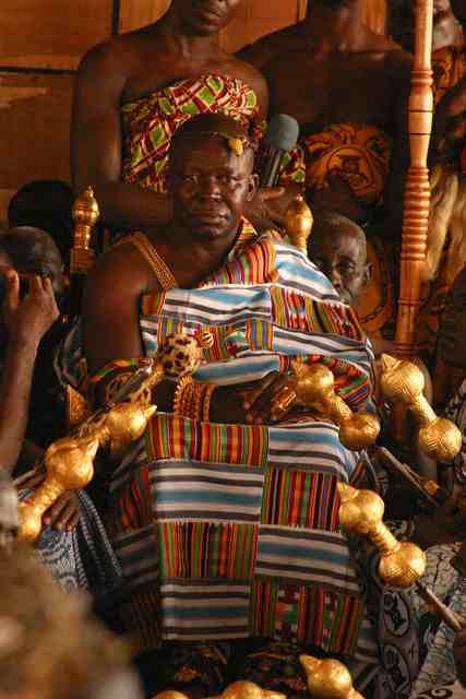 Ghana: Traditional Kente Cloth (border detail) by Alantobey