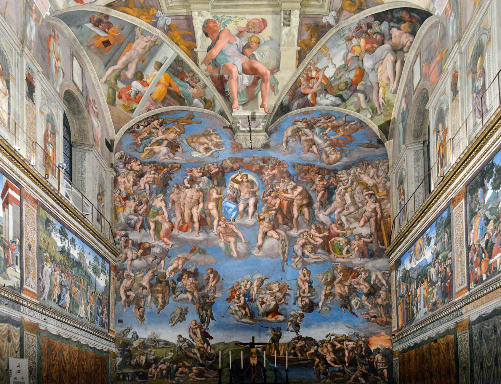 Страшный суд микеланджело фото в хорошем качестве
