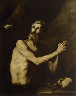 Jusepe de Ribera, St Paul the Hermit, c. 1638, oil on canvas,132.7 x 106.7 cm (Walters Art Museum, Baltimore)