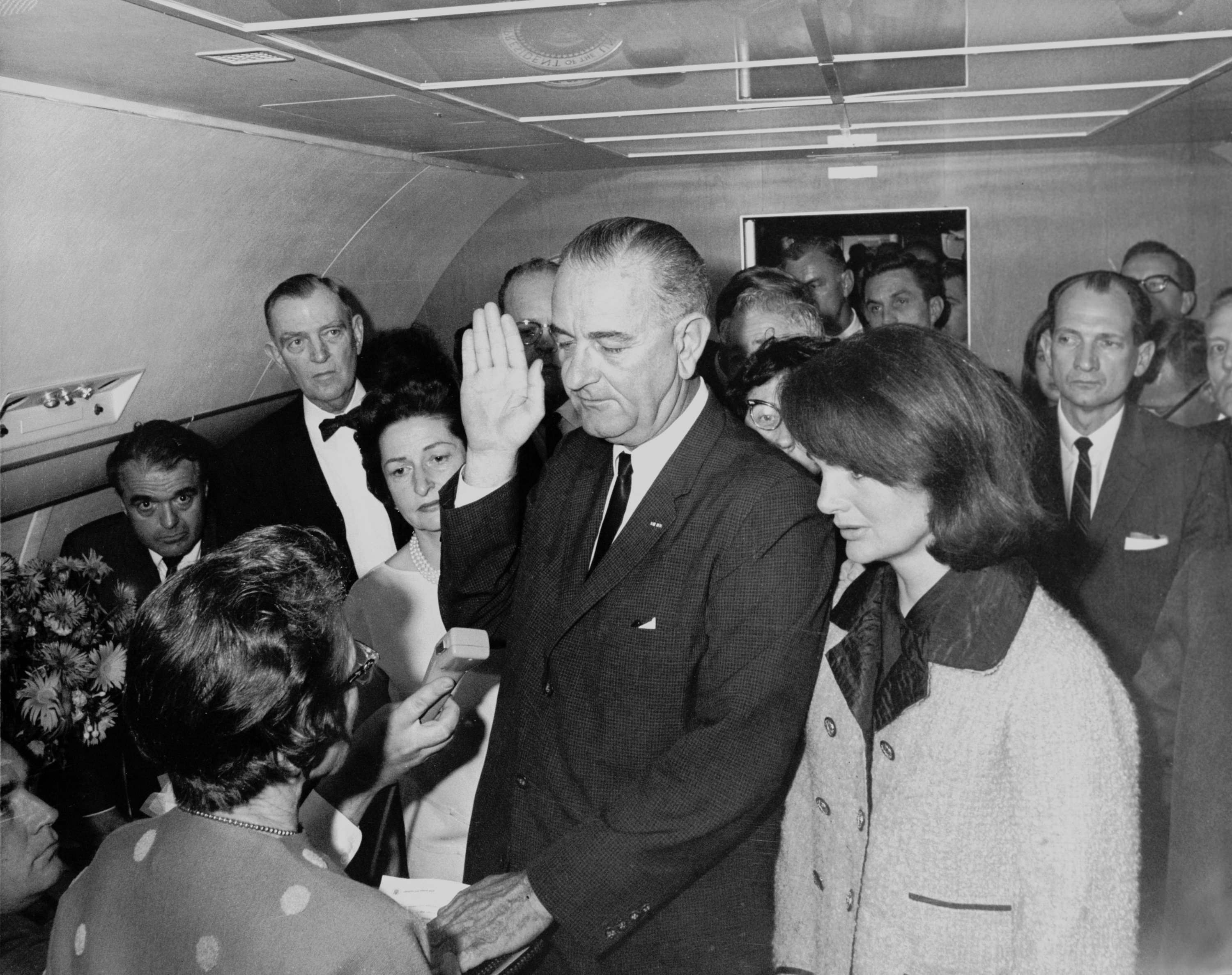 1964 Lyndon Johnson 4 the USA Campaign Button 
