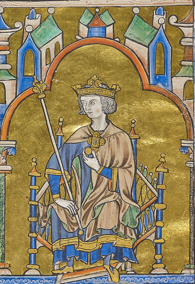 King Louis IX of France, or Saint Louis by Spanish School
