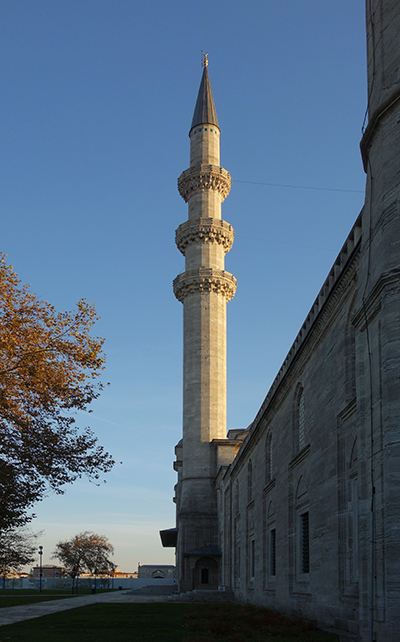 Mimar Sinan, Minarete, Mesquita de Suleymaniye ou de Solimão, Istambul, 1558