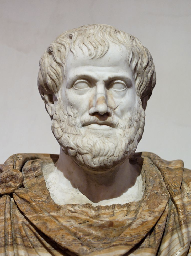 Bust of Aristotle.