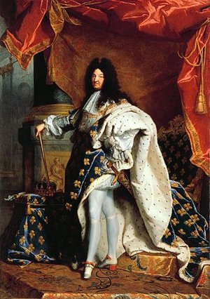 Hyacinthe Rigaud, Louis XIV, 1701, oil on canvas, 114 x 62 5/8 in (The J. Paul Getty Museum)