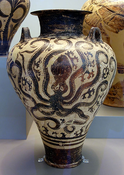 minoan art octopus