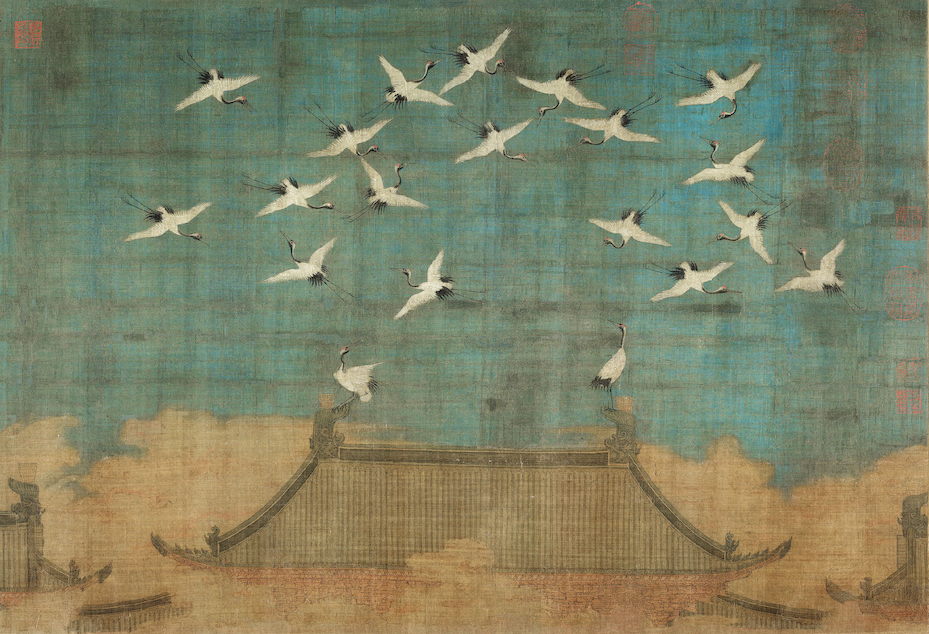 Animals And Omens Xxx Video - Emperor Huizong, Auspicious Cranes, handscroll (article) | Khan Academy