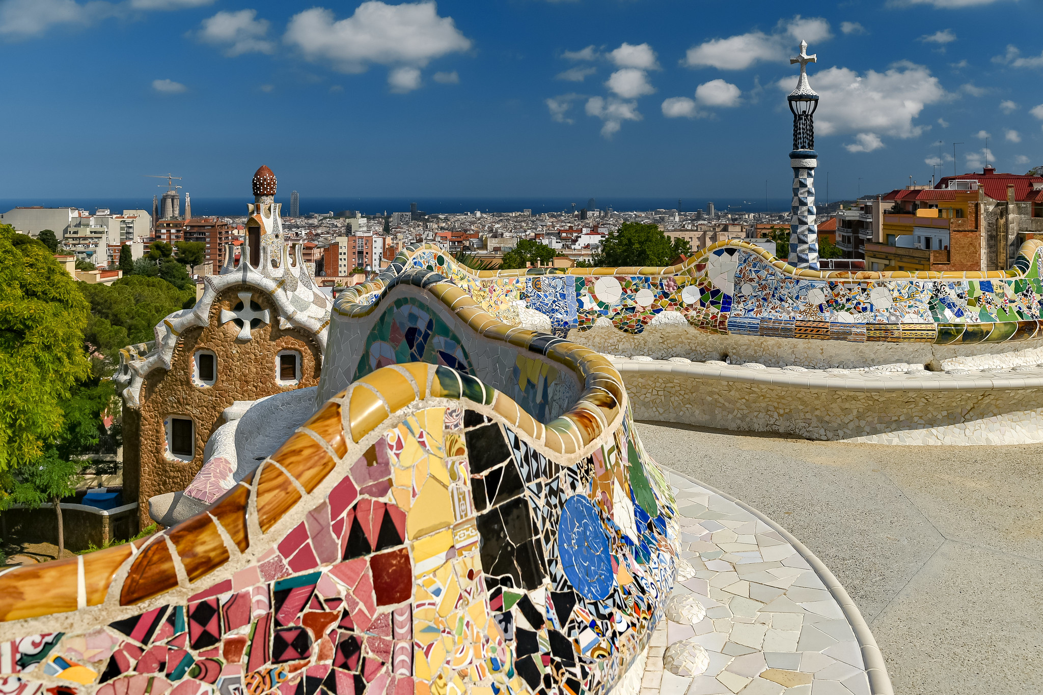 antoni gaudi simple mosaics