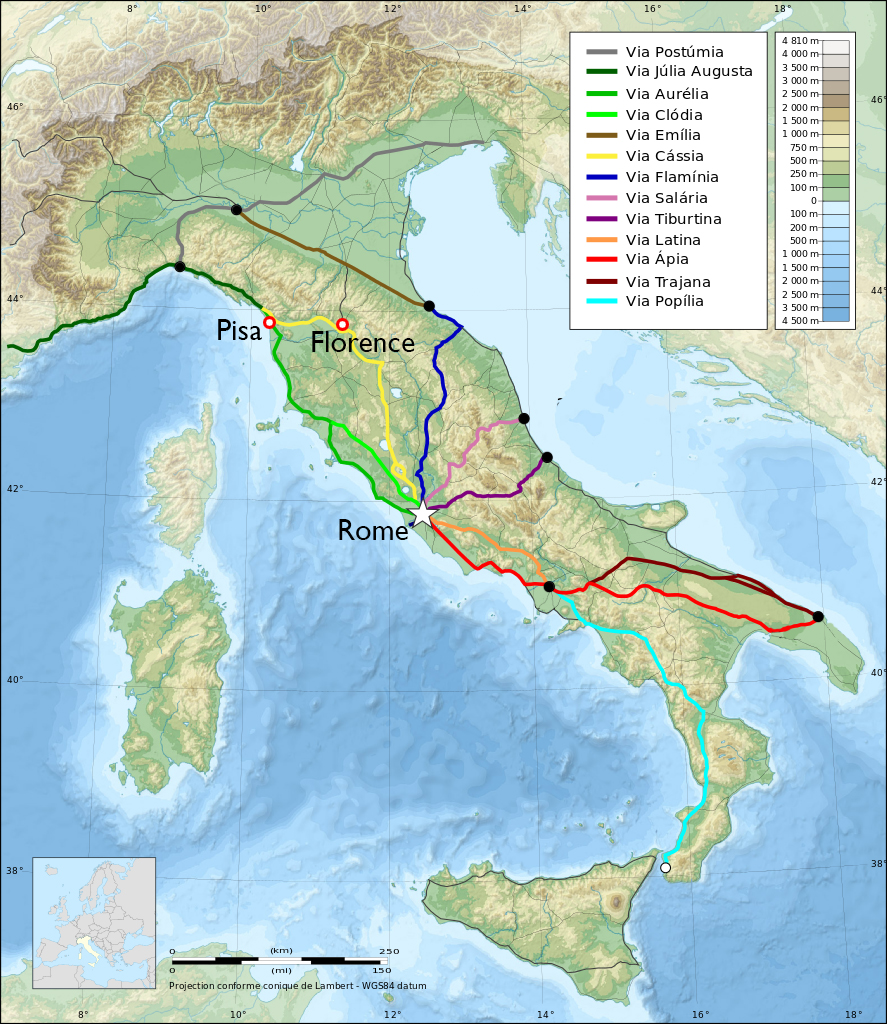 italian peninsula location