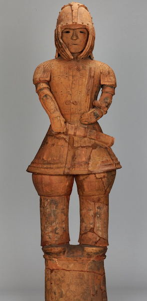 Haniwa (Hollow Clay Sculpture) of a Warrior, Japan, Kofun period (ca.  300–710)